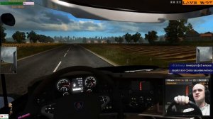 "Euro Truck Simulator 2" (SCANIA STAX! Восточный экспресс!) перегоняем авто из Мурманска в Адлер!