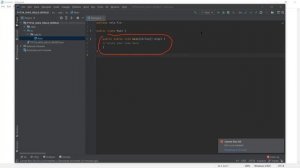 Class 18: Install "INTELLIJ IDEA Community Edition" and create the first program in JAVA