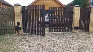 Монтаж автоматики Дорхан на распашные ворота