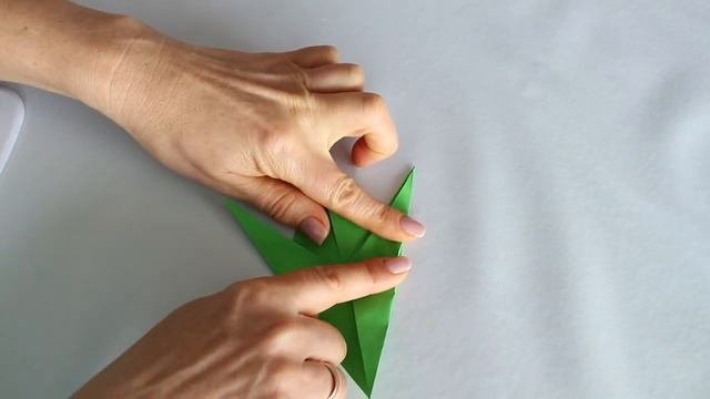 Оригами Кузнечик из бумаги.Origami Fácil Saltamontes De Papel.DIY Origami Grasshopper Easy Tutorial