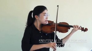 Kreutzer 42 Studies(Etudes) For Violin【No.14】克莱采尔42首小提琴练习曲【第14课】