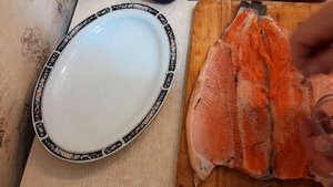 Как засолить форель!!! Малосольная ! #форель Часть готовим!!