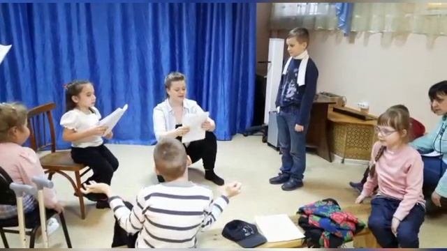 Репетиция сказки!