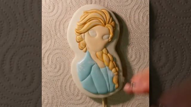 Имбирное печенье Эльза Холодное сердце Мастер-Класс Заливка и Роспись смотреть онлайн