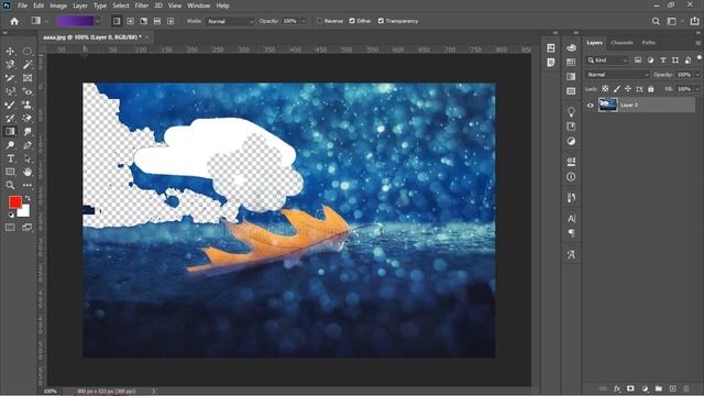 Eraser Tool To Paint Bucket Tool In Photoshop смотреть онлайн