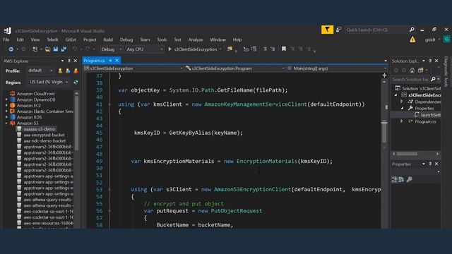 Amazon S3 Encryption Client for .NET смотреть онлайн