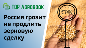 Россия грозит не продлить зерновую сделку | Что будет с ценами? | TOP Agrobook: обзор агроновостей