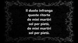 Lascia ch'io pianga (orchestration/karaoke)