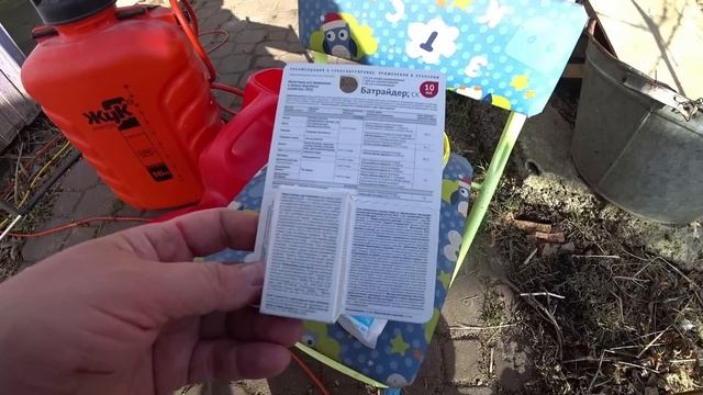 Первая обработка сада препаратами