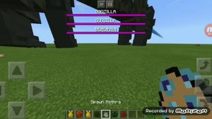 НОВЫЙ АДДОН-МОД НА ГОДЗИЛУ ДДЯ МАЙНКРАФТPE.ГОДЗИЛЛА КОРОЛЬ МОНСТРОВ В МАЙНКРАФТ ПЕ