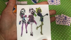🌸Монстр ХАЙ🌸/Бумажные Сюрпризы🌸/Мир бумажек/для детей, распаковка/бумажный мир ,кукла,лол,игрушка