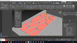 37 Моделирование тротуарной плитки, лавочки, фонаря в 3ds Max