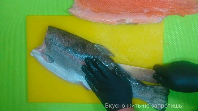 Как разделать ФОРЕЛЬ НА ФИЛЕ  / How to Cut Trout on Filet