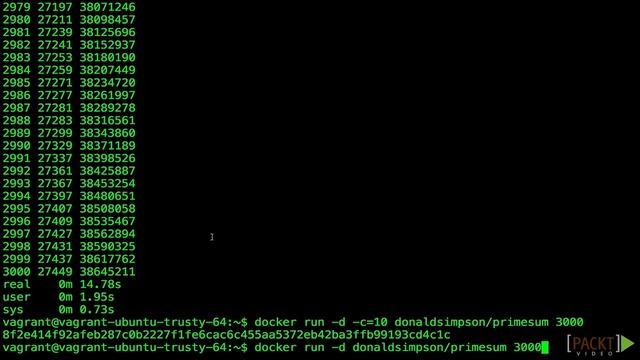 Beginning Docker: Constraining the Container Resource | packtpub.com смотреть онлайн