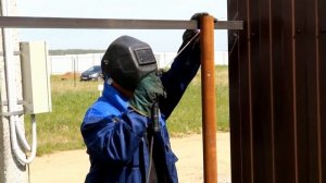 Забор из профнастила в Челябинске, установка под ключ | Уралмастер-профи