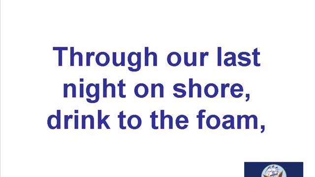 US Navy Song - "Anchors Aweigh" смотреть онлайн