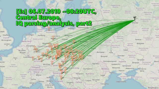 06.07.2019 08:20UTC, [Es], Разбор IQ файлов спорадика, Центральная Европа, часть 2