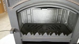 Чугунная печь-камин для дома ПМЧ 7 АС