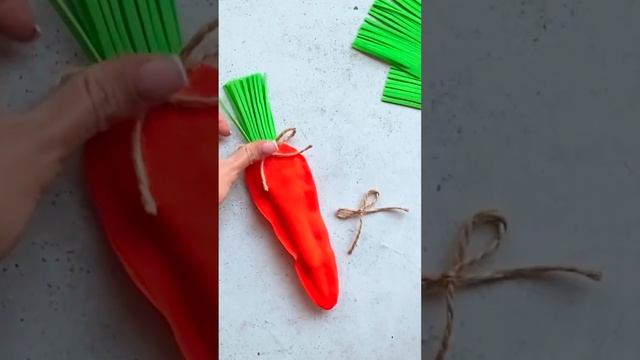 DIY ?Как сделать морковку из ткани. Поделка сваими руками ??? смотреть онлайн