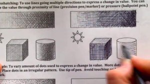 Ball Point Pen Demonstration Hatching and Crosshatching: Part 3 (1 of 3 due to interruptions)