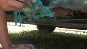 Шпаклевание авто,пороги из спортивных штанов