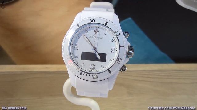Обзор гибридный умных часов MY KRONOZ ZeClock Hybrid на выставке IFA Berlin 2016 смотреть онлайн