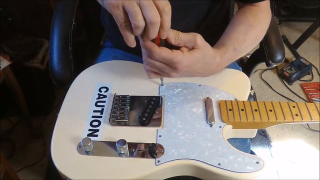Pick Guard Swap MIM Fender Telecaster Ed Dana Guitar смотреть онлайн