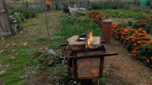 Плавка алюминия в плавильне на отработке. Литьё деталей гриндера. Адская температура