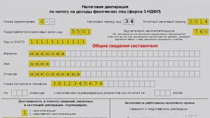 Как заполнить 3-НДФЛ
