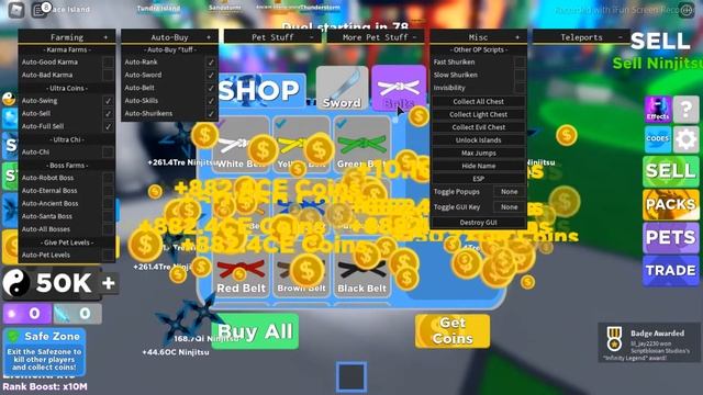 Ninja legend In Roblox (Hack Script 2021) смотреть онлайн
