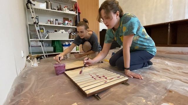 ПЕРЕДЕЛКА МЕБЕЛИ - Как переделать советскую тумбы, все этапы