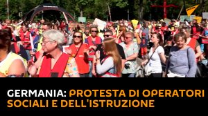 Germania: protesta di operatori sociali e dell'istruzione