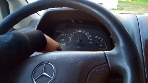 Mercedes vito w638 Сбрасываем межсервисный интервал на щитке приборов