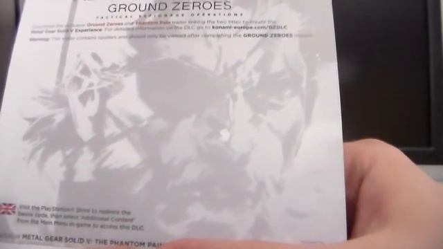 Распаковка Metal Gear Solid 5 Ground Zeroes смотреть онлайн