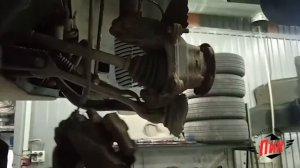 Замена переднего правого ступичного подшипника на БМВ Х3 1