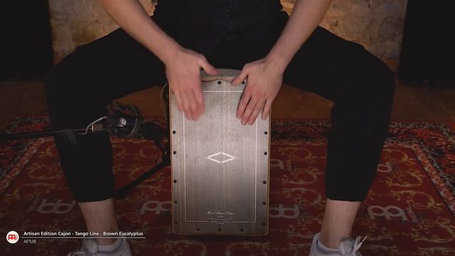 MEINL Percussion - Artisan Edition Cajon, Tango Line, Brown Eucalyptus - AETLBE смотреть онлайн