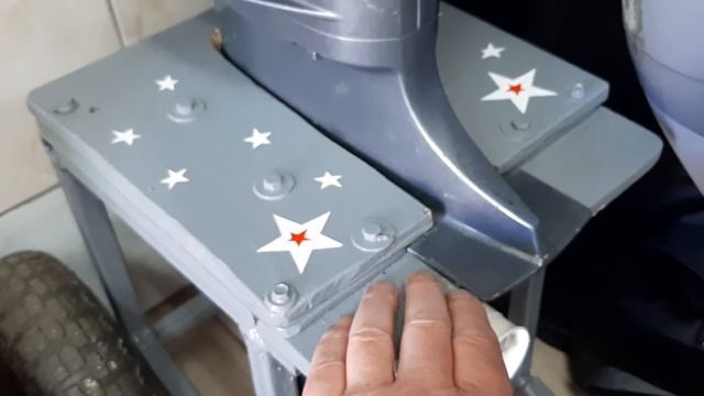 YAMAHA F 9.9 JMH + транспортировачная тележка. смотреть онлайн