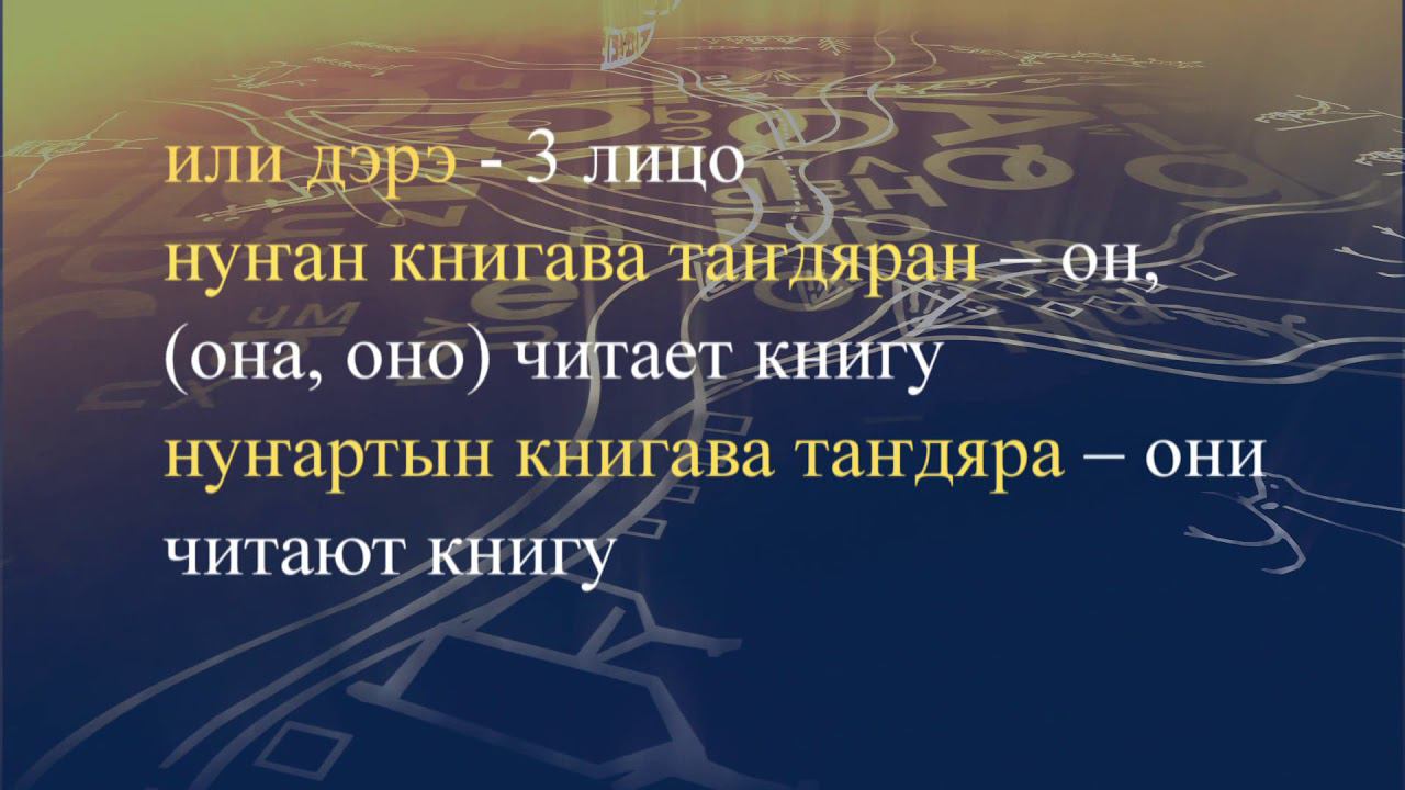 Телеуроки по эвенкийскому языку "Эвэдыт турэткэл". Урок 27