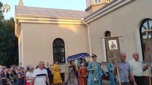 ДО СЛЕЗ! Погребение Плащаницы Божией Матери - Крестный ход и заупокойное Трисвятое