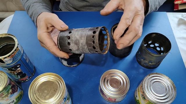 ЩепС 5 - пиролизная печь - щепочница из консервных банок смотреть онлайн