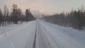 Трасса Колыма. Дорога в Усть-Неру.2020 февраль. Вся жизнь в дороге