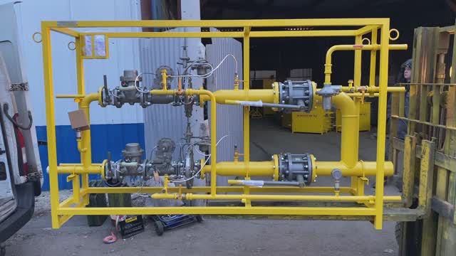 ГРУ-13-2Н-У4 (ГРУ-50Н-2-У4) Газорегуляторная установка на раме смотреть онлайн