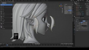 Modeling Hair with Curves - Blender Character Sculpt Tutorial part 7