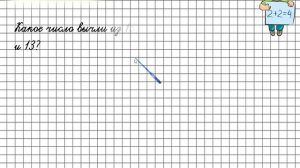 Нахождение неизвестного уменьшаемого, неизвестного вычитаемого. Математика 4 класс