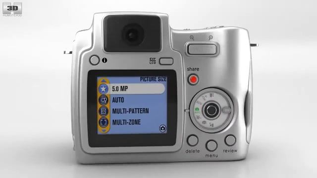Kodak EasyShare Z740 Zoom by 3D model store Humster3D.com смотреть онлайн