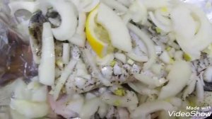 Карась запечённый в фольге.