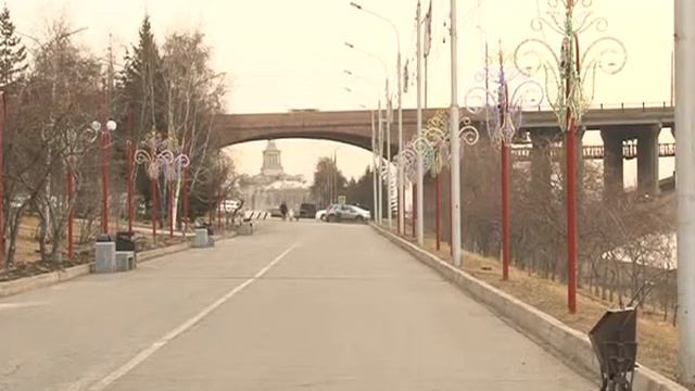 Афонтово: Ремонт и реконструкция набережной Енисея