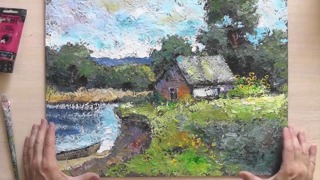 Импрессионизм акрилом. Это возможно? смотреть онлайн