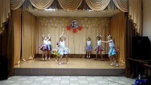 Хореографический ансамбль эстрадного танца "Вдохновение". Танец "Целый день танцую я".