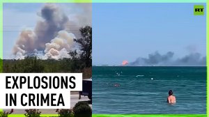 Explosions rock Crimea